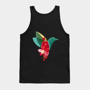 Abstract flower bird Tank Top